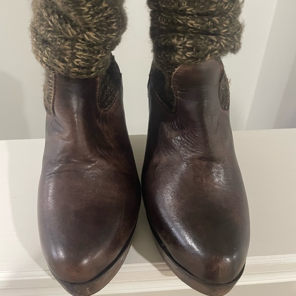 Bed Stu Bruges Slouch Wedge Brown Bootie Womens - Picture 10 of 13